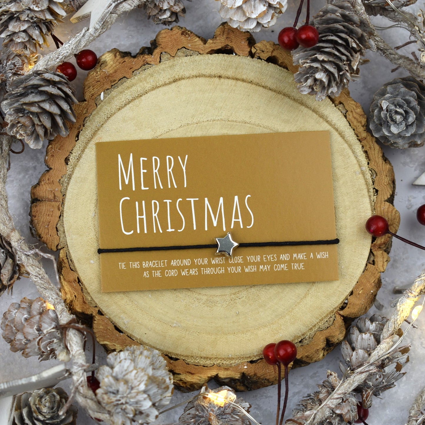 Merry Christmas Wish Bracelet (1063)