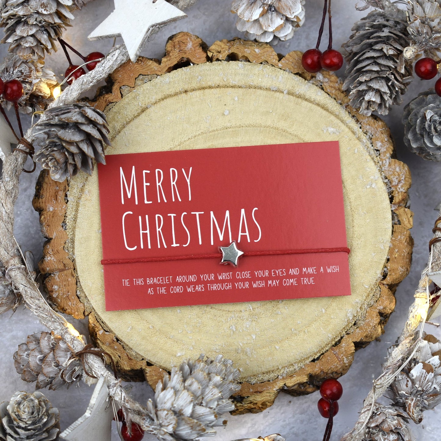 Merry Christmas Wish Bracelet (1062)