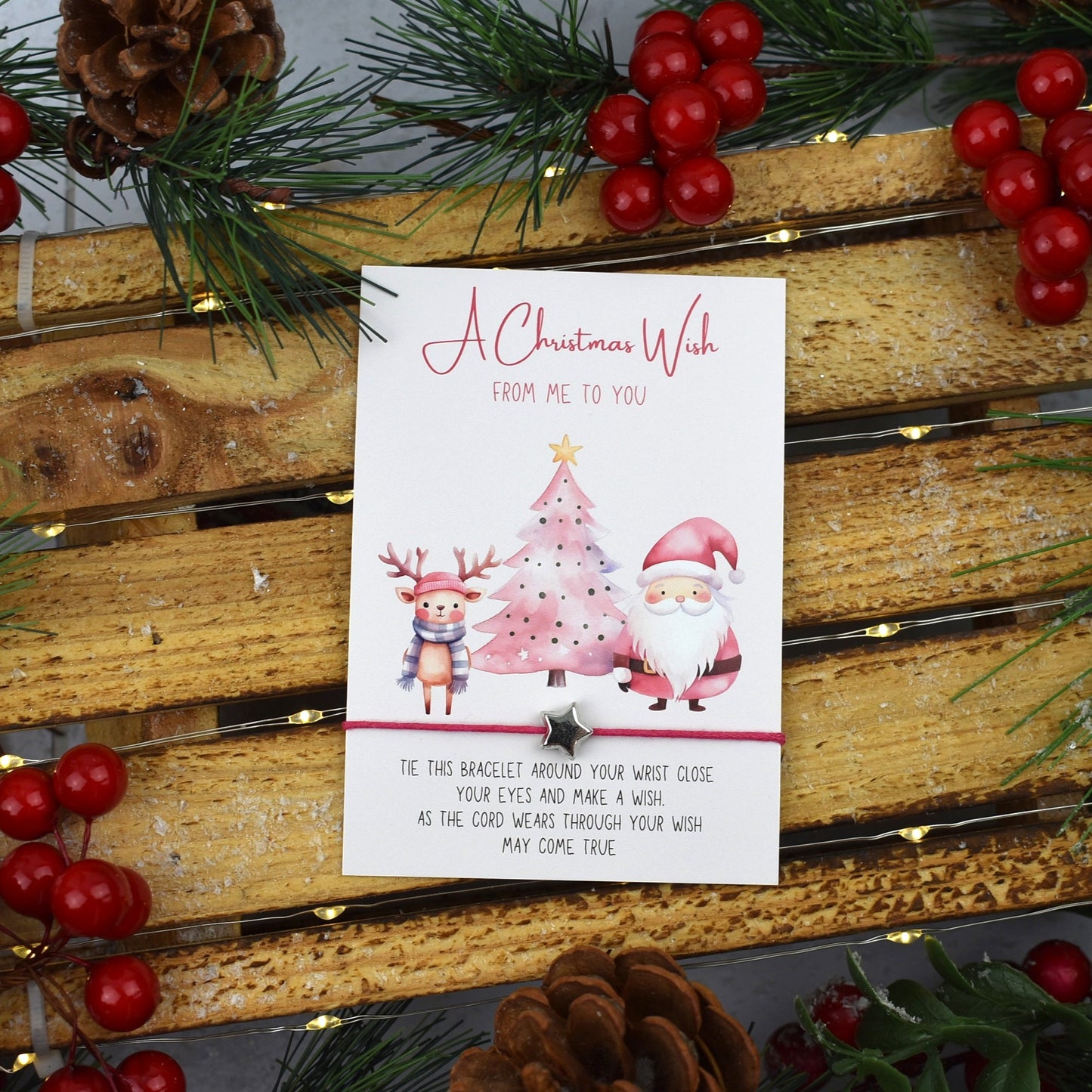 BUNDLE - Christmas Wish Bracelet and Pocket Hug (1022)
