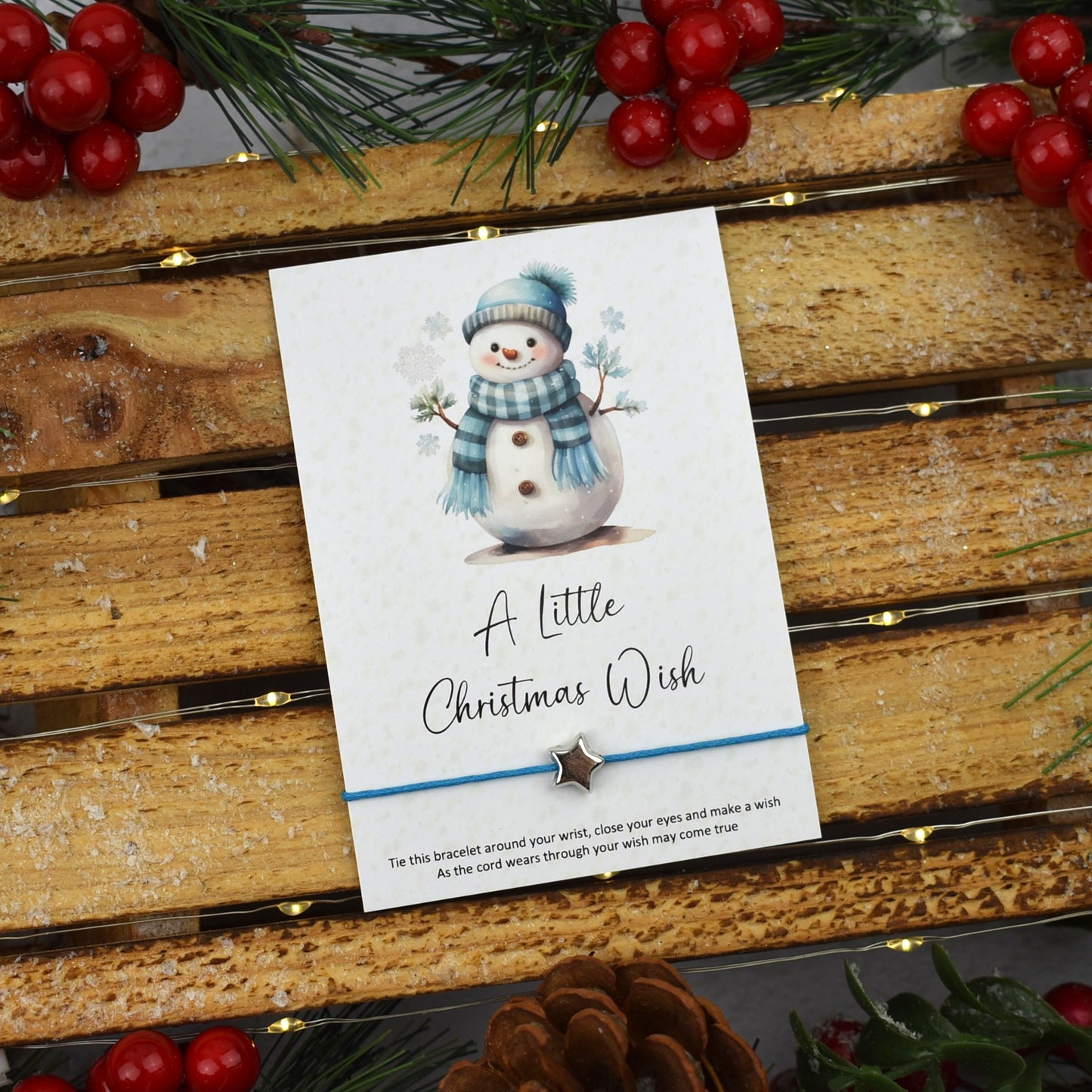PACK of 5 - Christmas Wish Bracelet