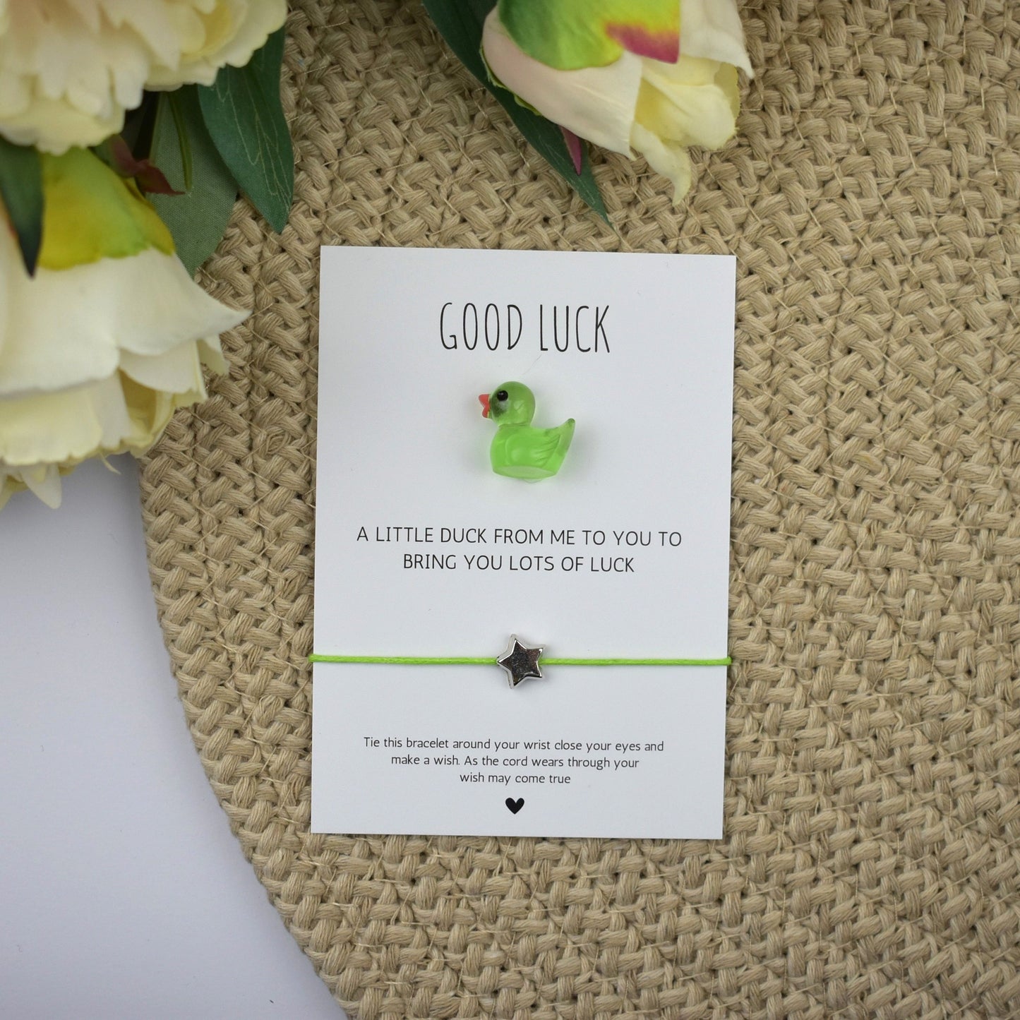 Bulk Priced | Luminous Good Luck Duck and Wish Bracelet Set (7000)