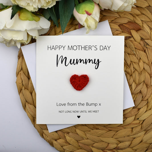 Happy Mother's Day Mummy Crochet Greeting Card