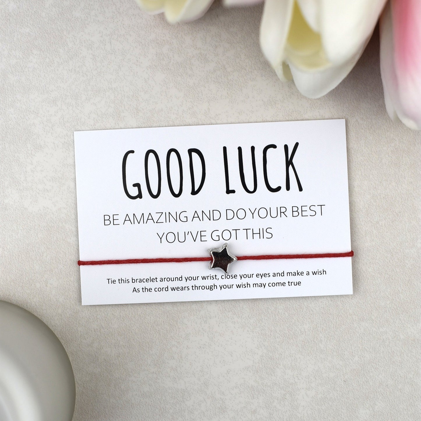 CLEARANCE - Good Luck Be Amazing Do Your Best You've Got This Wish Bracelet