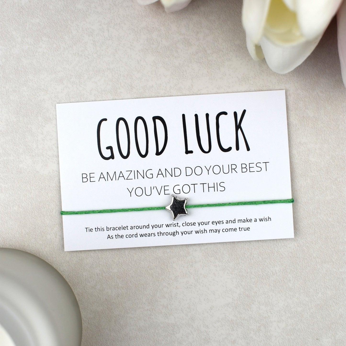 CLEARANCE - Good Luck Be Amazing Do Your Best You've Got This Wish Bracelet