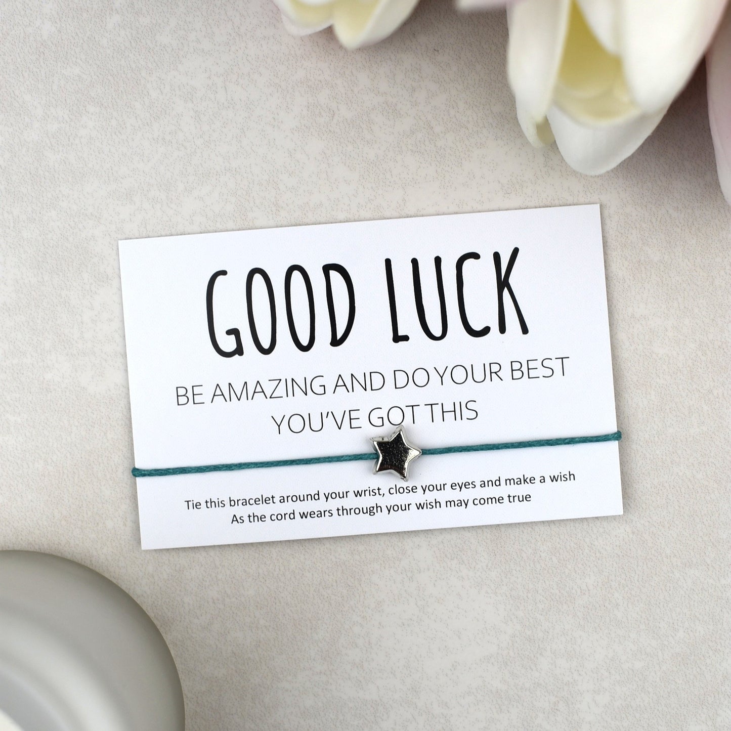 CLEARANCE - Good Luck Be Amazing Do Your Best You've Got This Wish Bracelet