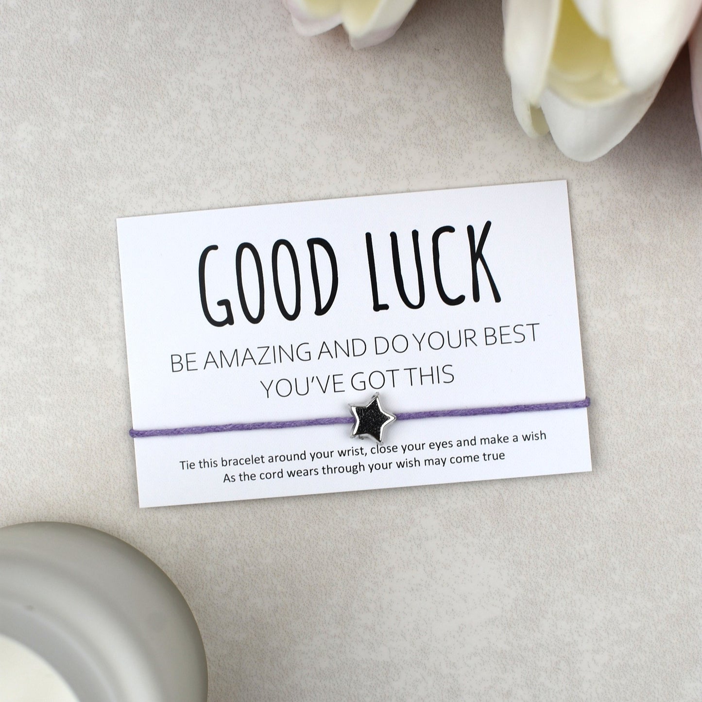 CLEARANCE - Good Luck Be Amazing Do Your Best You've Got This Wish Bracelet