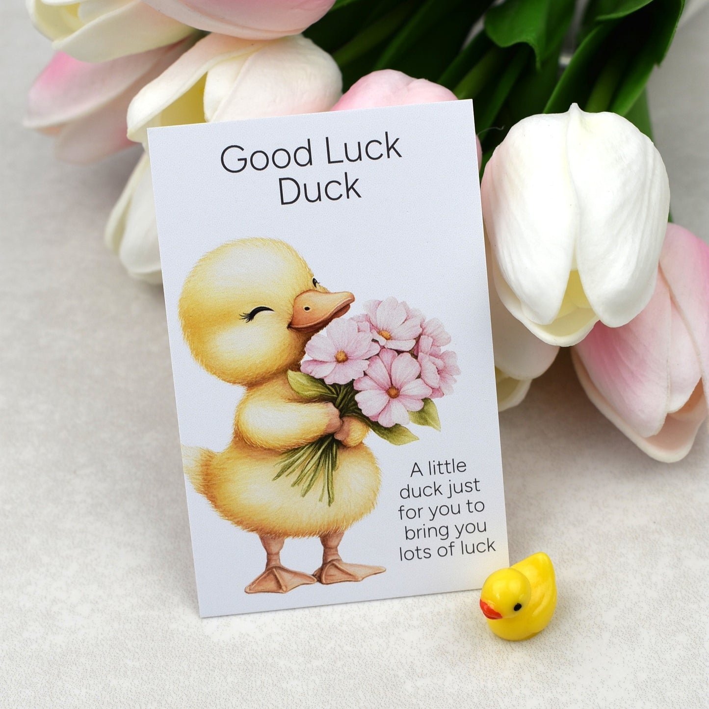 Good Luck Duck - Flowers