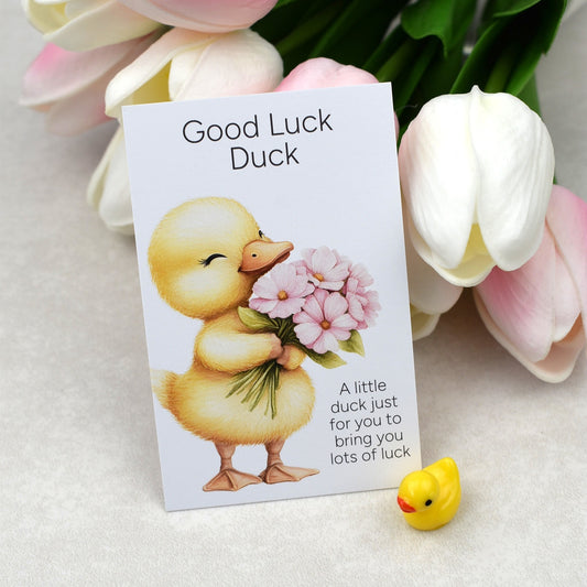 Good Luck Duck - Flowers