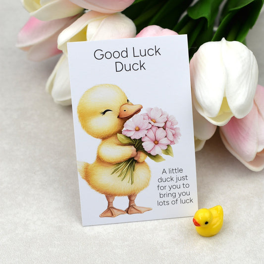 Good Luck Duck - Flowers