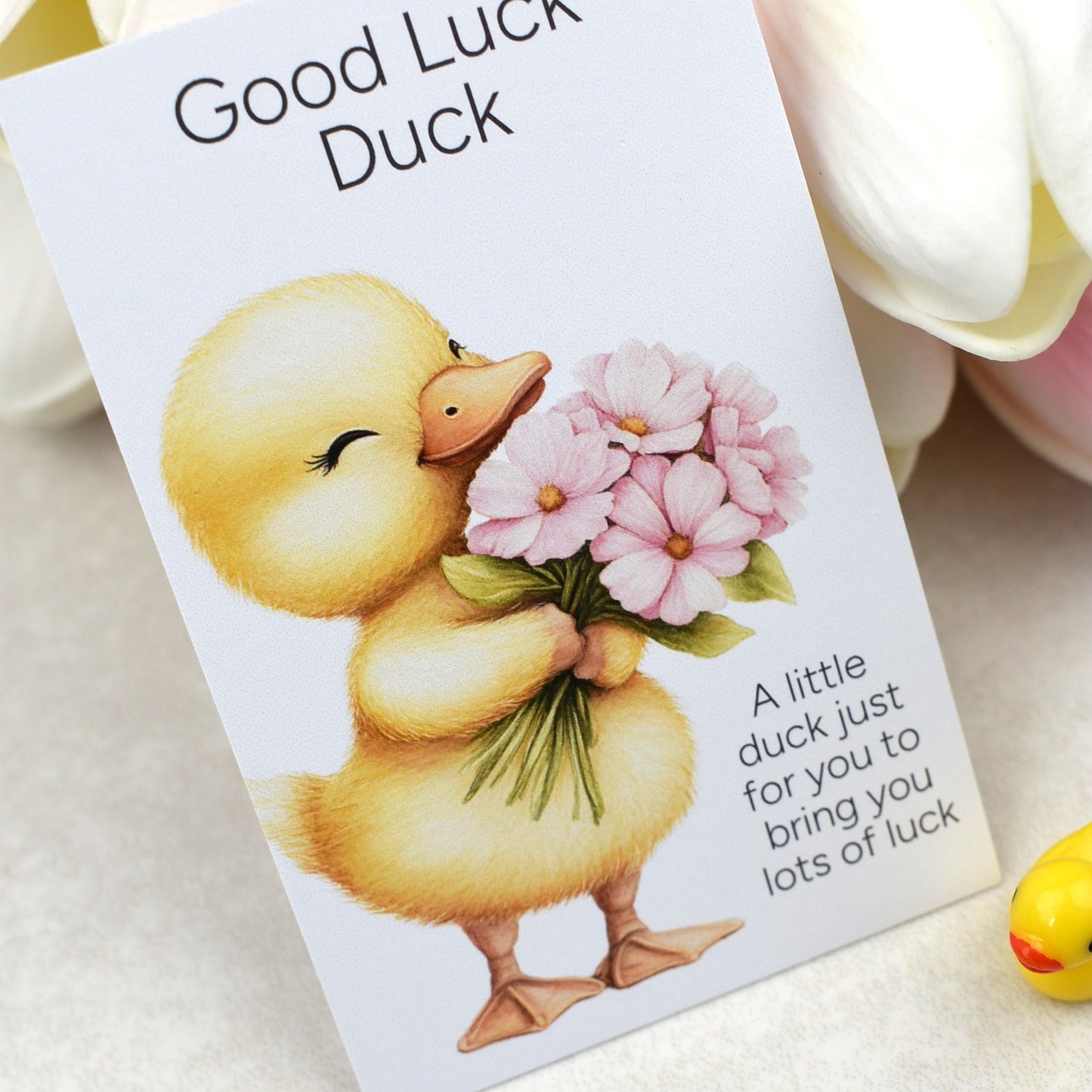 Good Luck Duck - Flowers