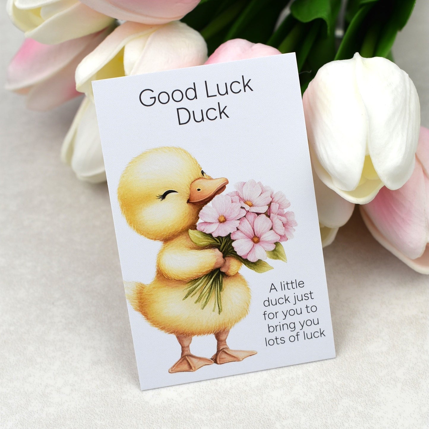 Good Luck Duck - Flowers