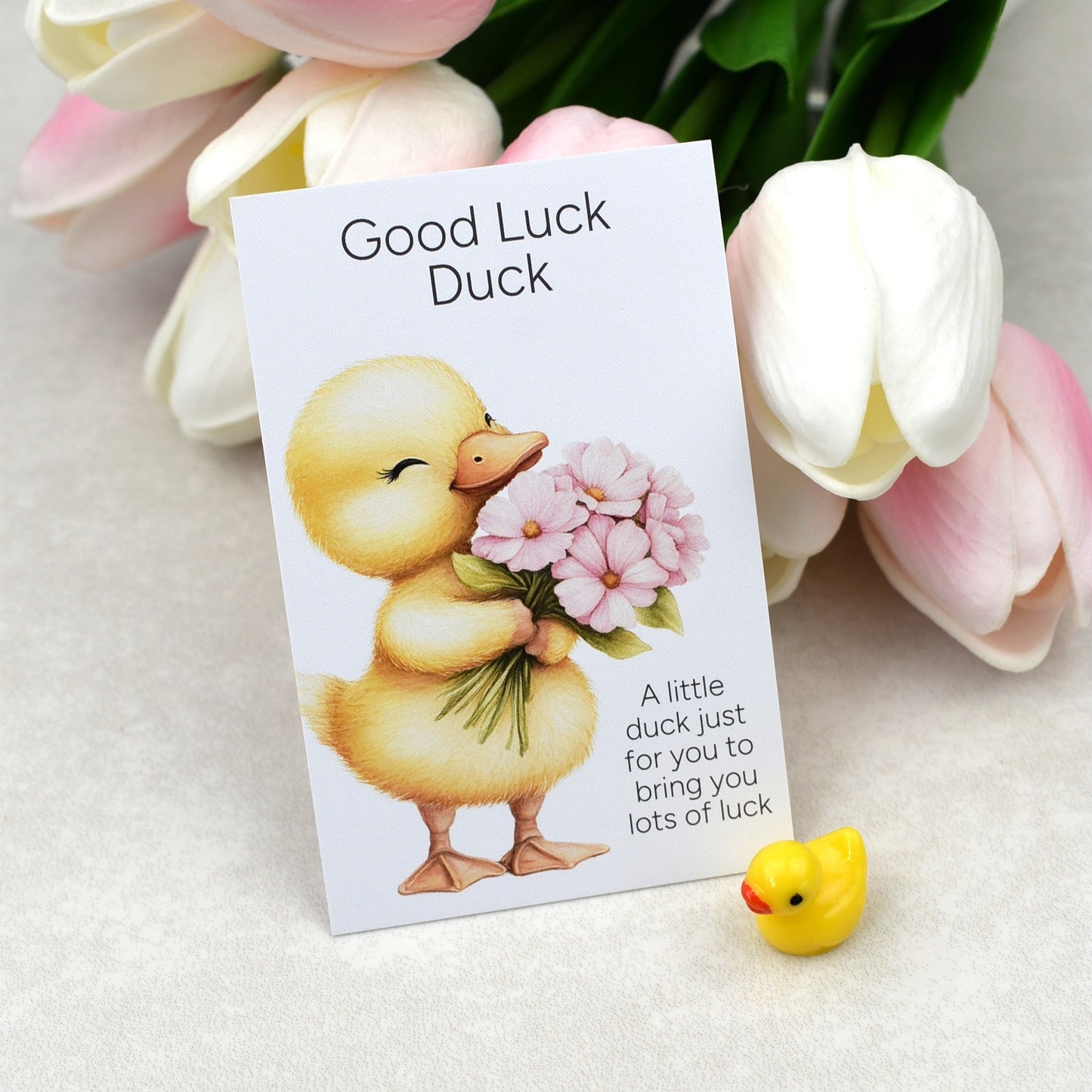 Good Luck Duck - Flowers