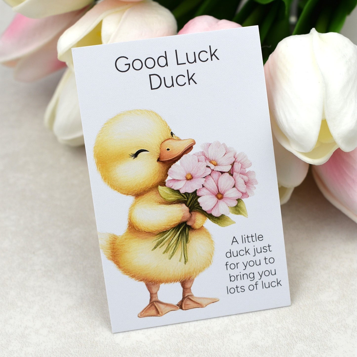 Good Luck Duck - Flowers