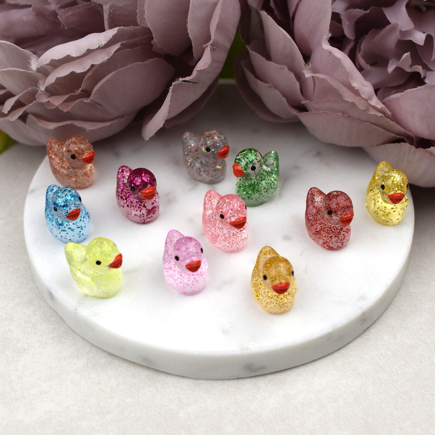 Good Luck Duck Tin - Balloons - Glitter Duck