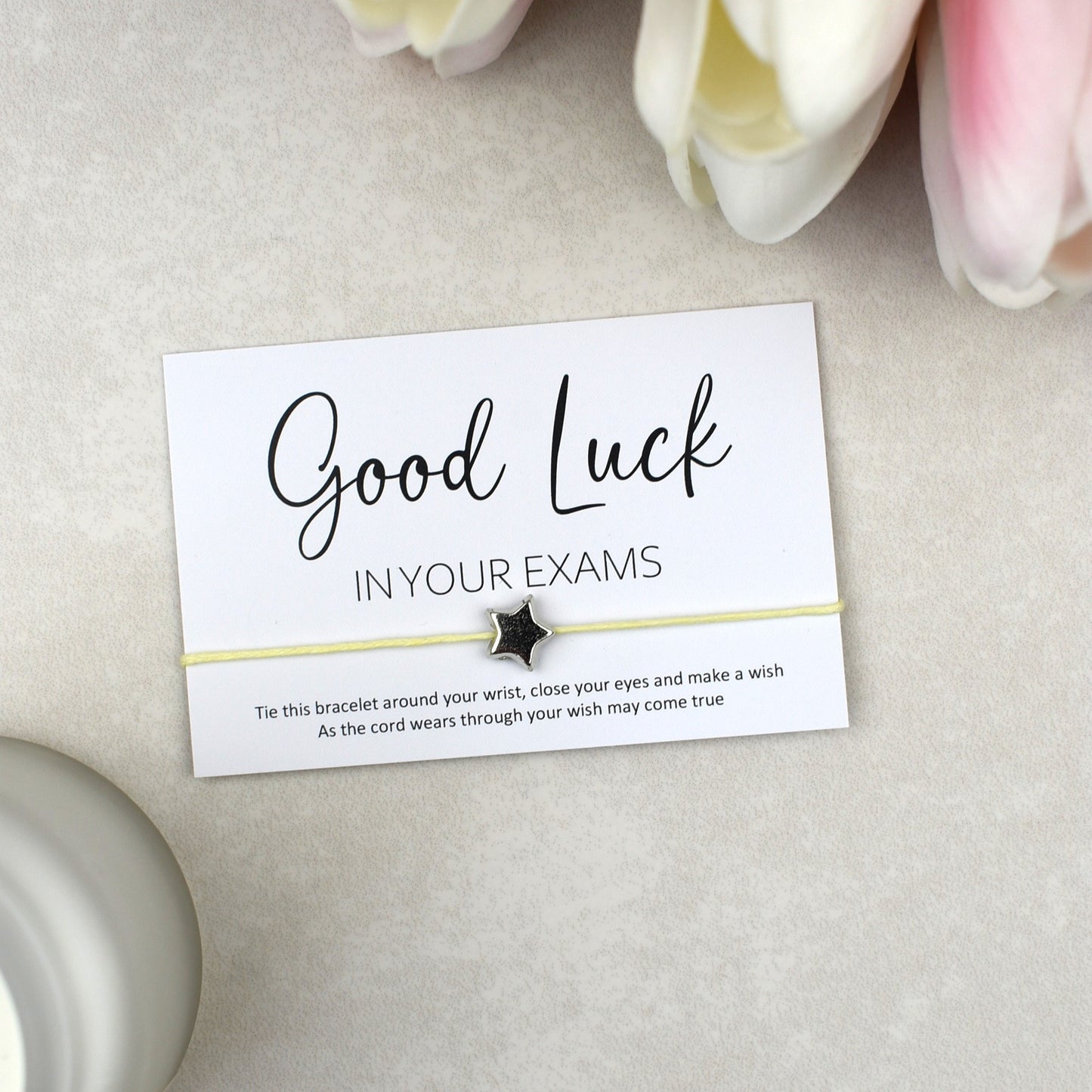 CLEARANCE - Good Luck In Your Exams Wish Bracelet