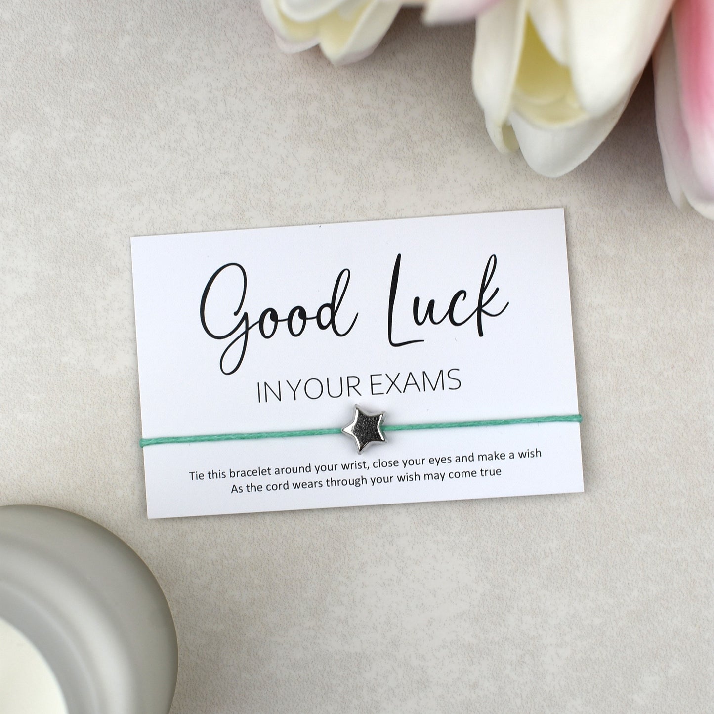 CLEARANCE - Good Luck In Your Exams Wish Bracelet