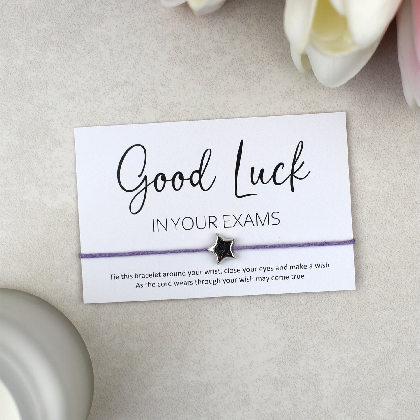 CLEARANCE - Good Luck In Your Exams Wish Bracelet