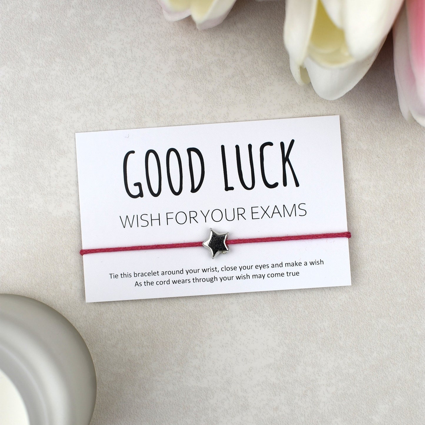 CLEARANCE - Good Luck Wish For Your Exams Wish Bracelet