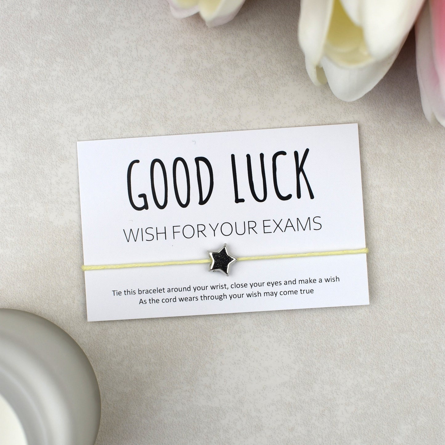 CLEARANCE - Good Luck Wish For Your Exams Wish Bracelet