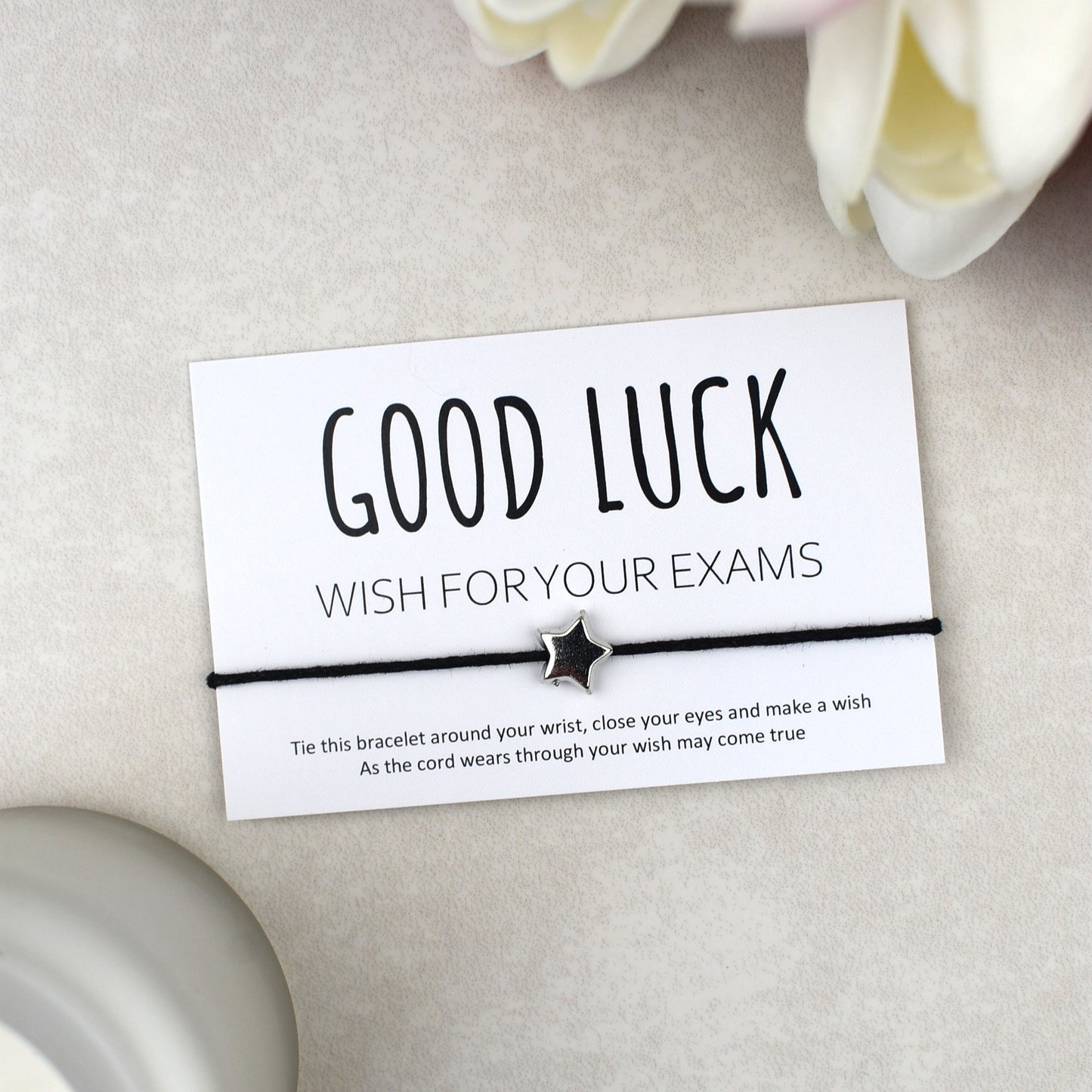 CLEARANCE - Good Luck Wish For Your Exams Wish Bracelet