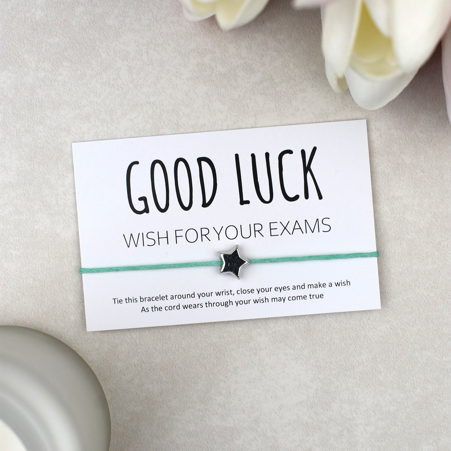 CLEARANCE - Good Luck Wish For Your Exams Wish Bracelet