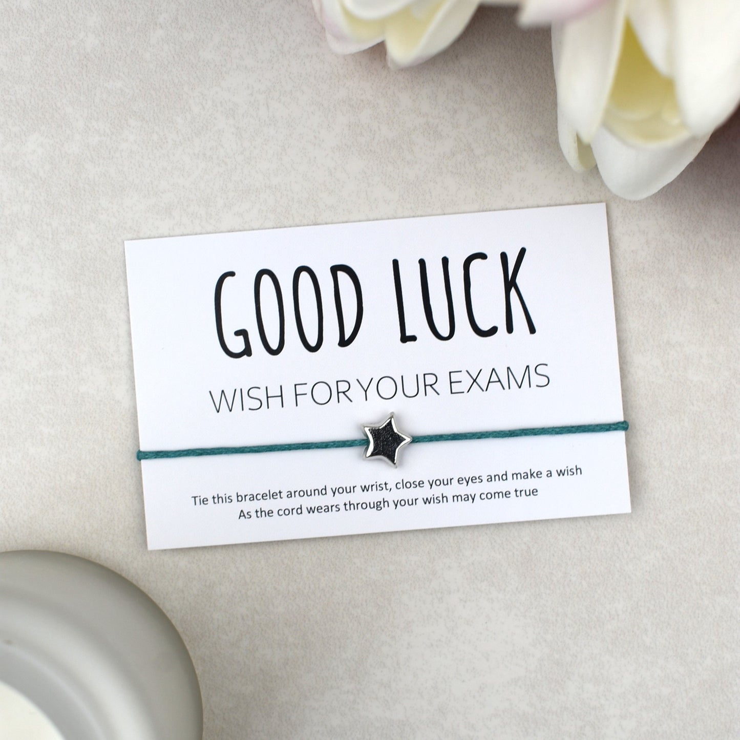 CLEARANCE - Good Luck Wish For Your Exams Wish Bracelet