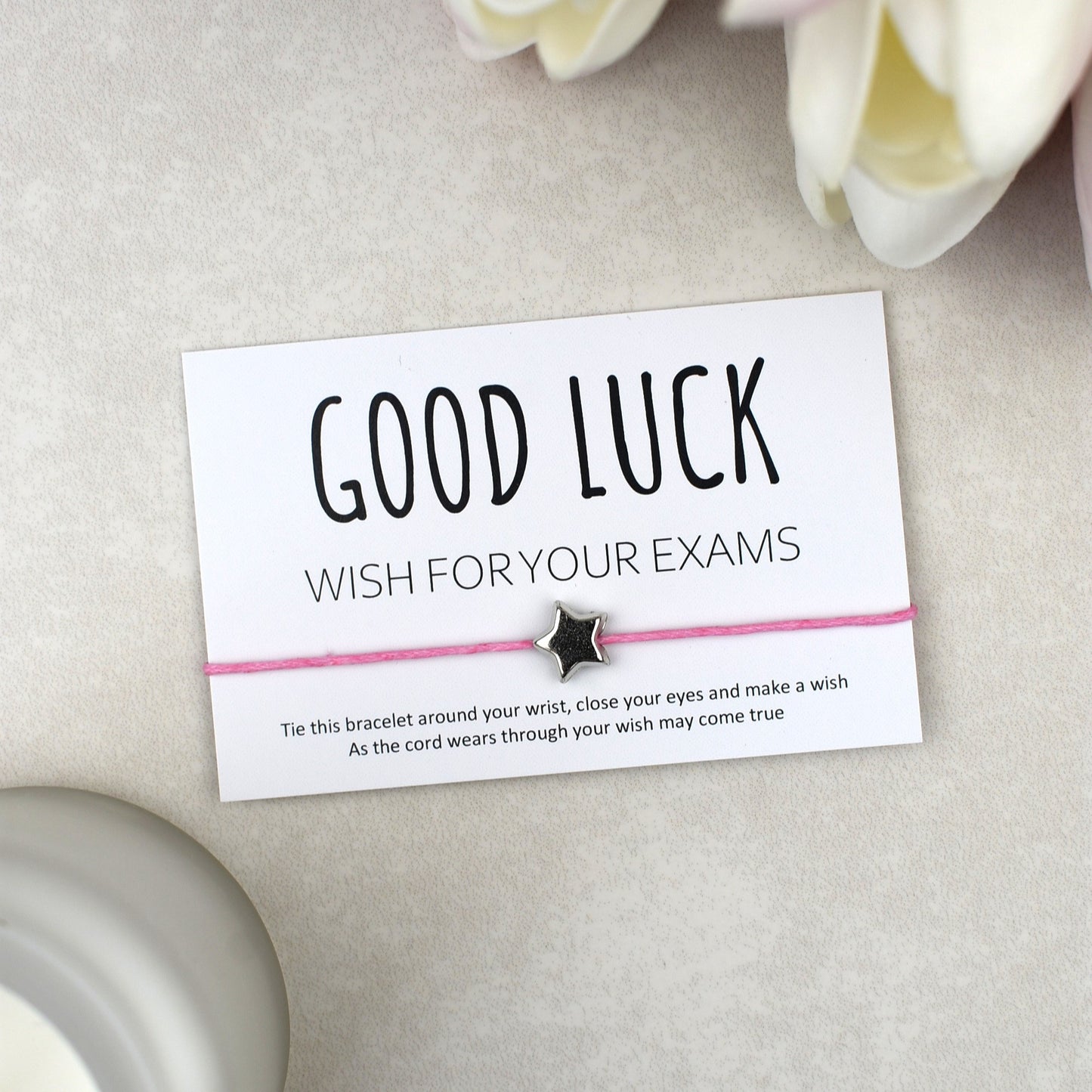 CLEARANCE - Good Luck Wish For Your Exams Wish Bracelet