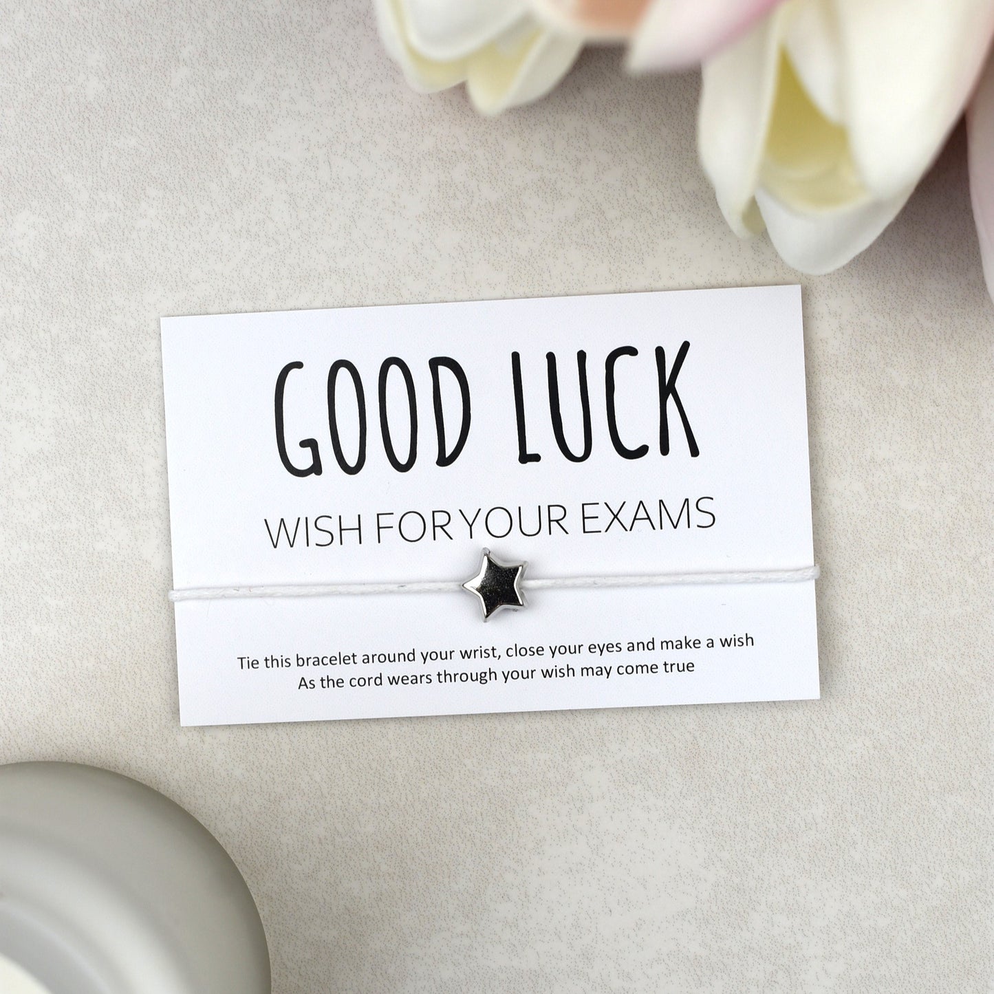 CLEARANCE - Good Luck Wish For Your Exams Wish Bracelet
