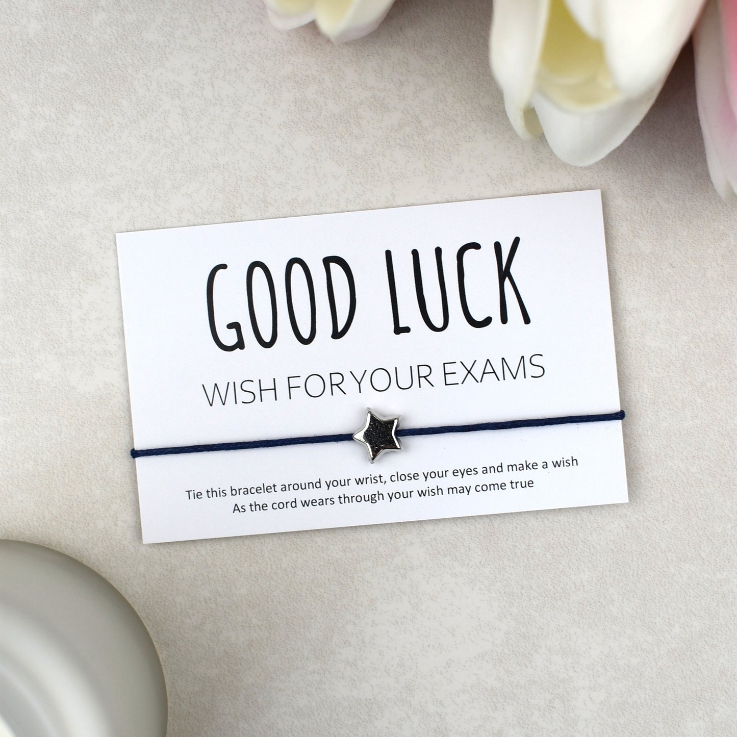 CLEARANCE - Good Luck Wish For Your Exams Wish Bracelet