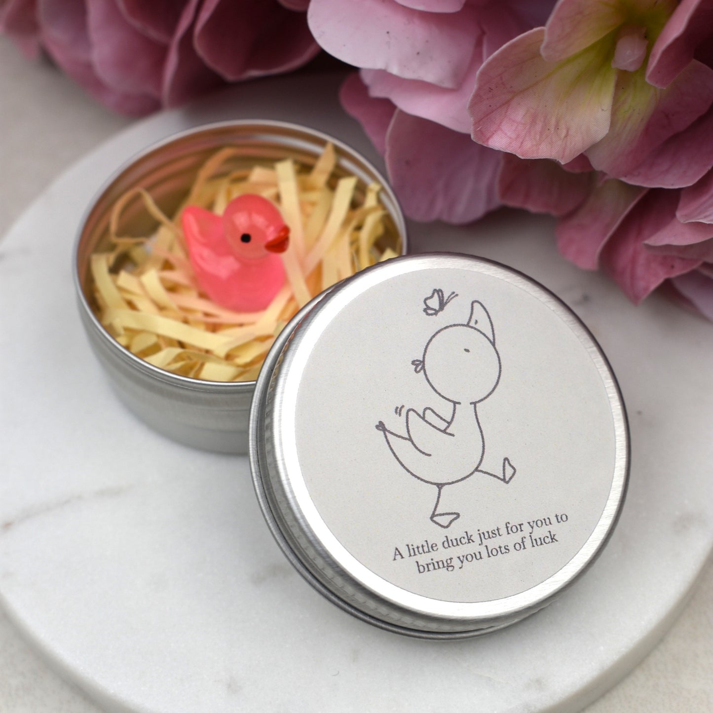 Good Luck Duck Tin - Butterfly - Luminous Duck