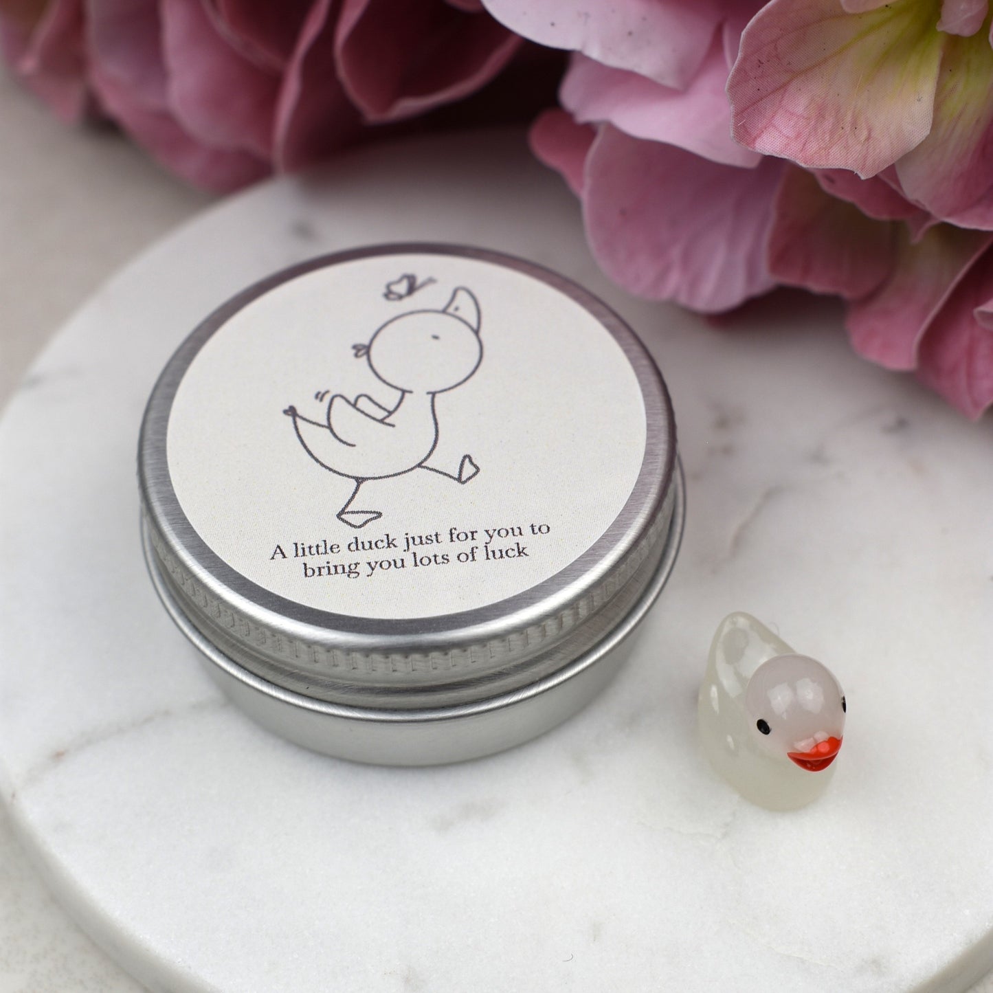 Good Luck Duck Tin - Butterfly - Luminous Duck