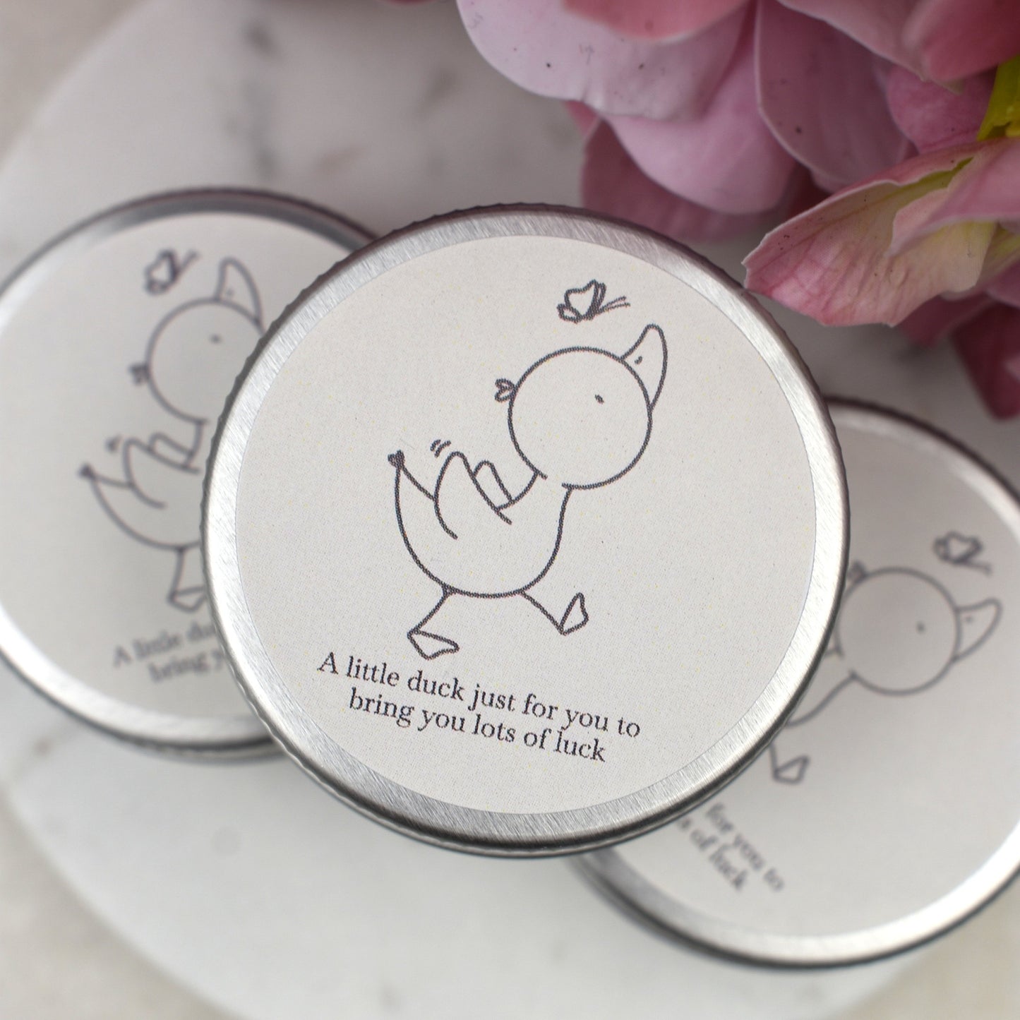 Good Luck Duck Tin - Butterfly - Luminous Duck