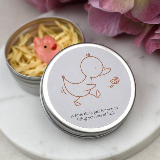 Good Luck Duck Tin - Ladybird - Luminous Duck