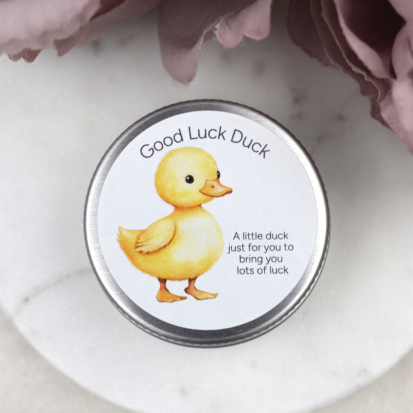 Good Luck Duck Tin - Glitter Duck