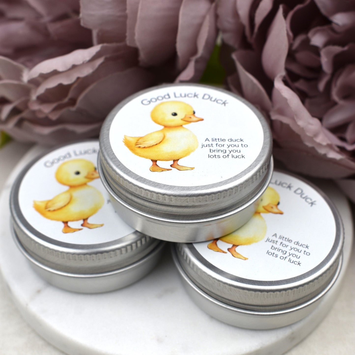 Good Luck Duck Tin - Glitter Duck