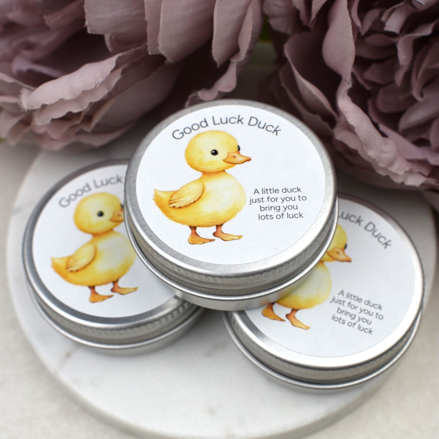 Good Luck Duck Tin - Glitter Duck