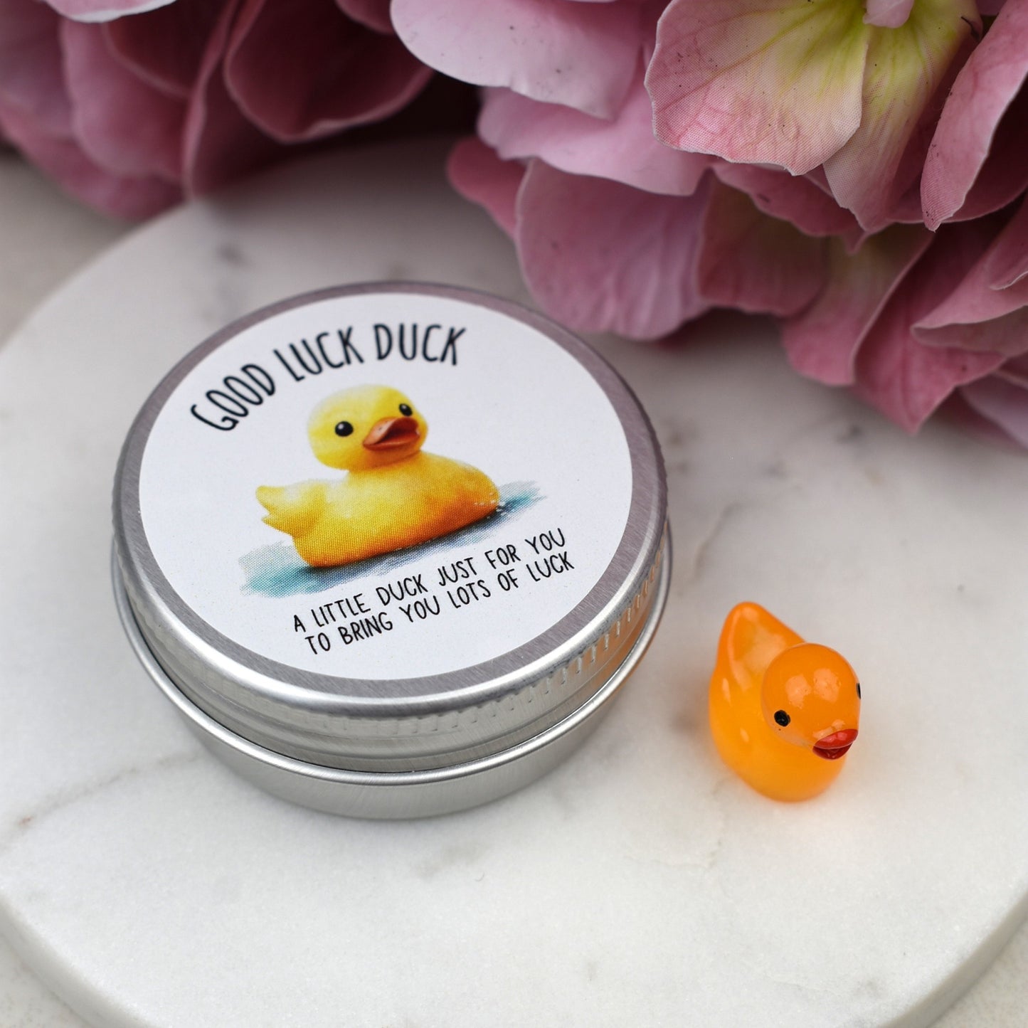 CLEARANCE - Good Luck Duck Tin - Luminous Duck