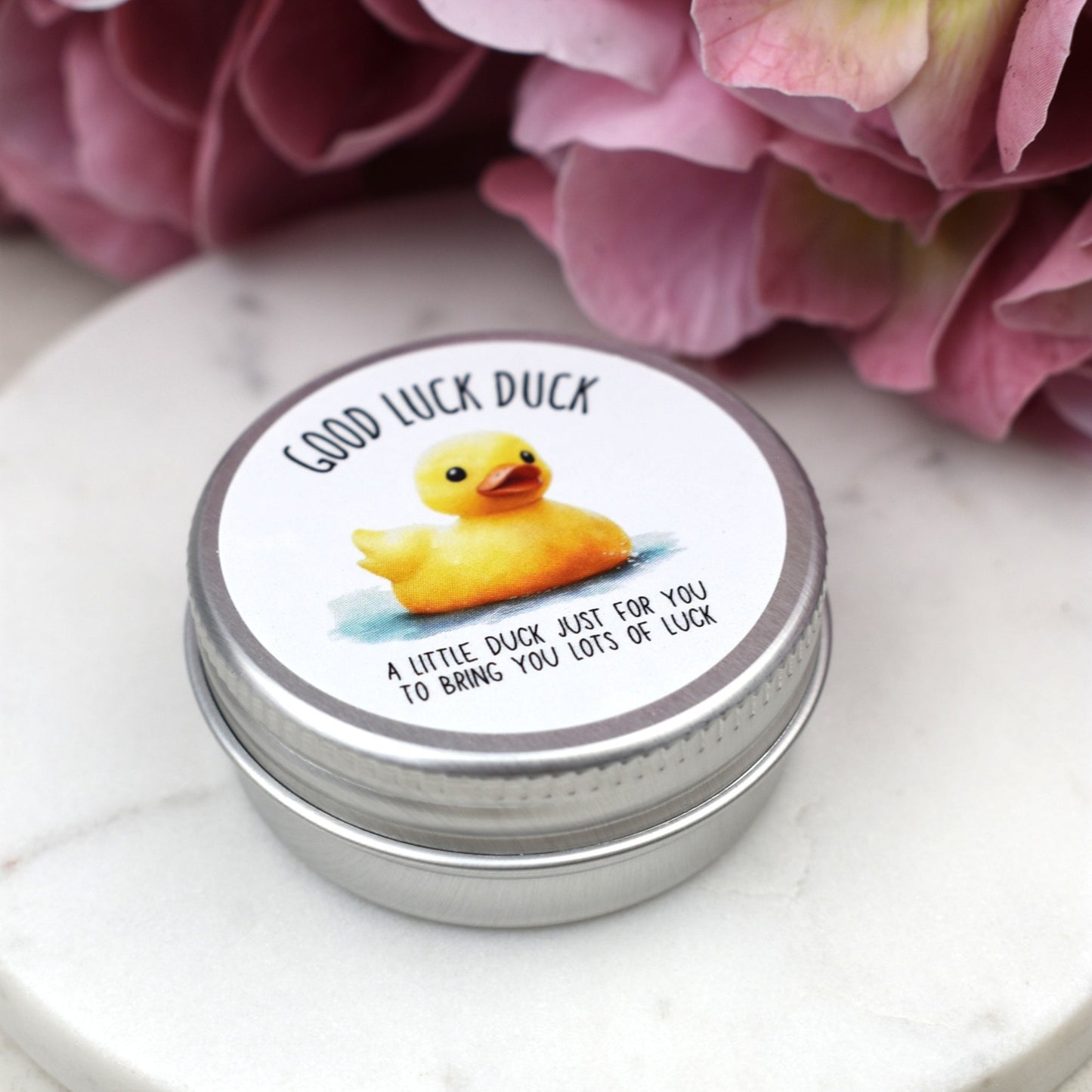 CLEARANCE - Good Luck Duck Tin - Luminous Duck