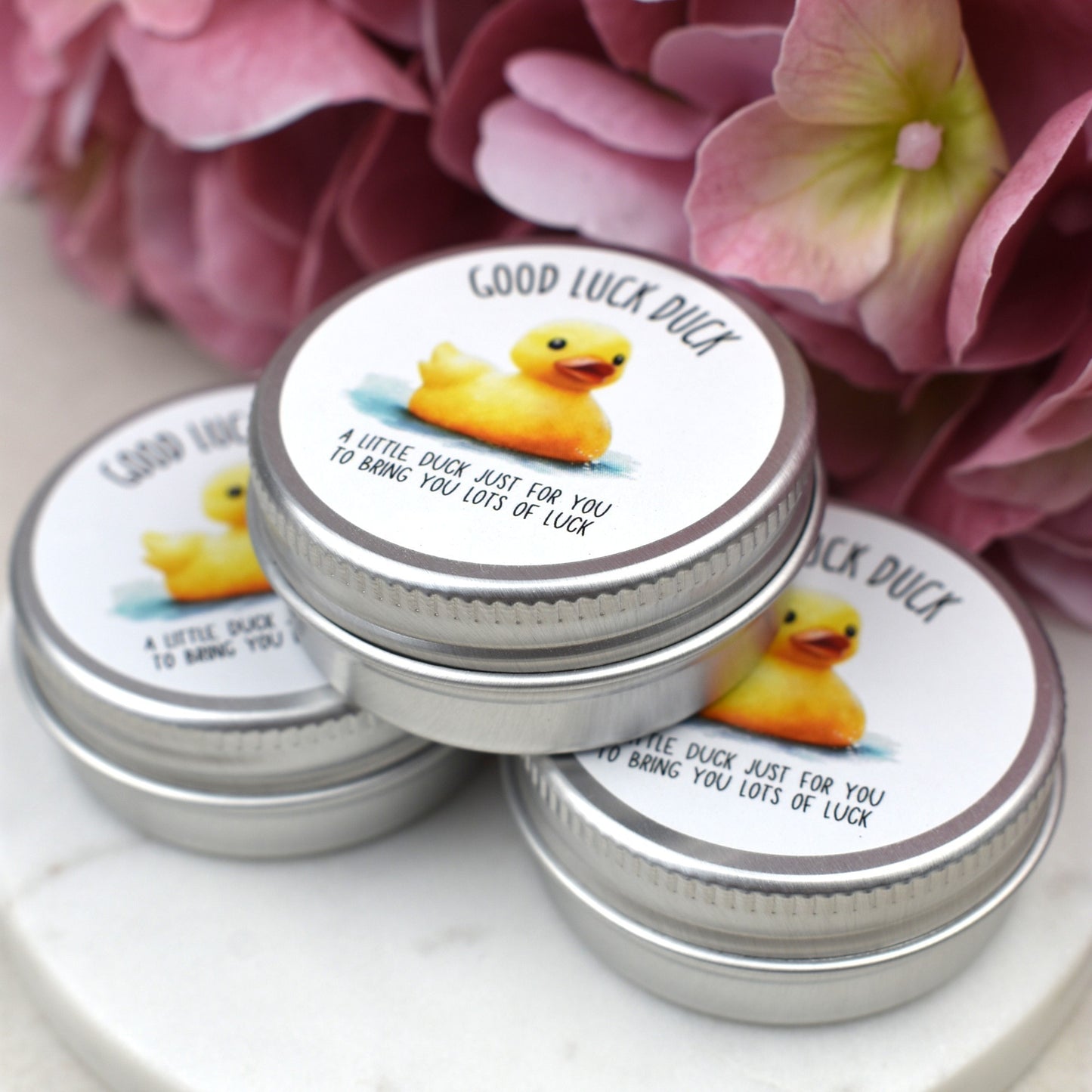 CLEARANCE - Good Luck Duck Tin - Luminous Duck