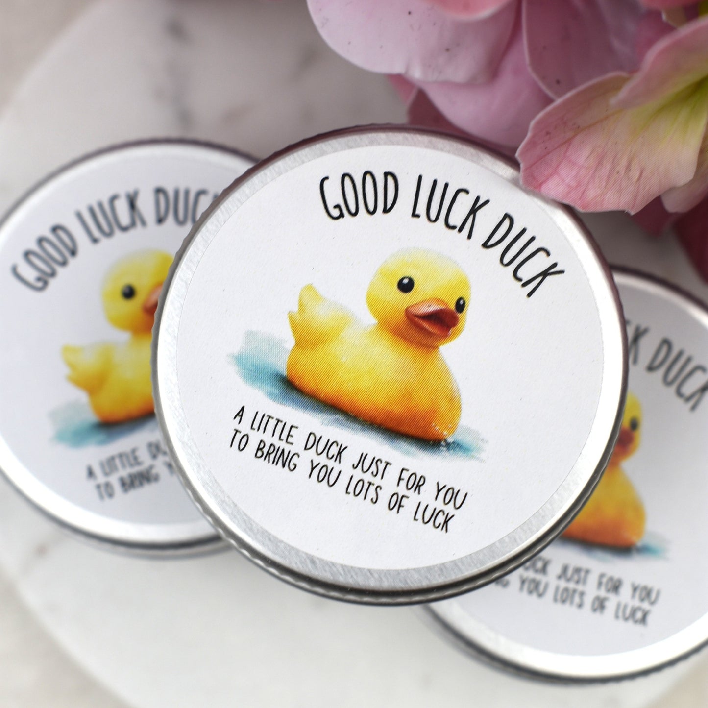 CLEARANCE - Good Luck Duck Tin - Luminous Duck