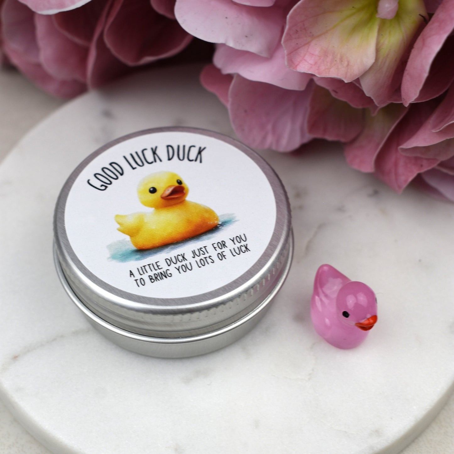 CLEARANCE - Good Luck Duck Tin - Luminous Duck