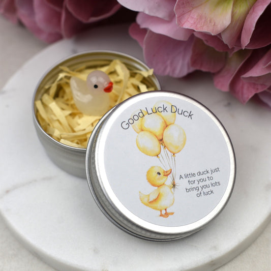 Good Luck Duck Tin - Balloons - Luminous Duck