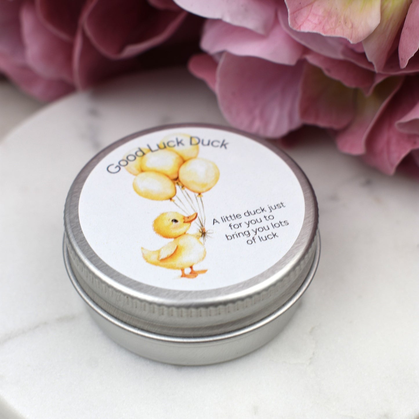 Good Luck Duck Tin - Balloons - Luminous Duck