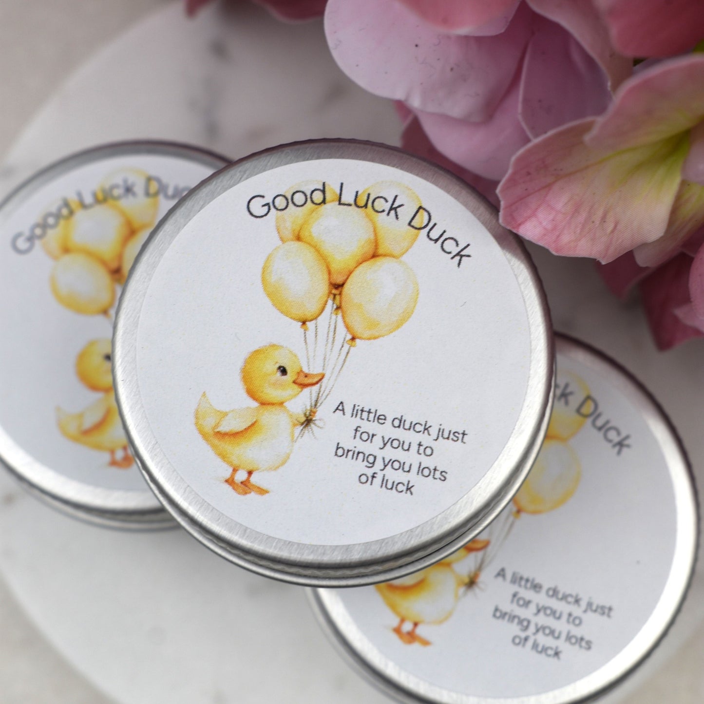 Good Luck Duck Tin - Balloons - Luminous Duck