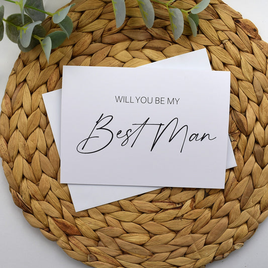 Will You Be My Best Man Greeting Card