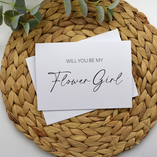 Will You Be My Flower Girl Greeting Card