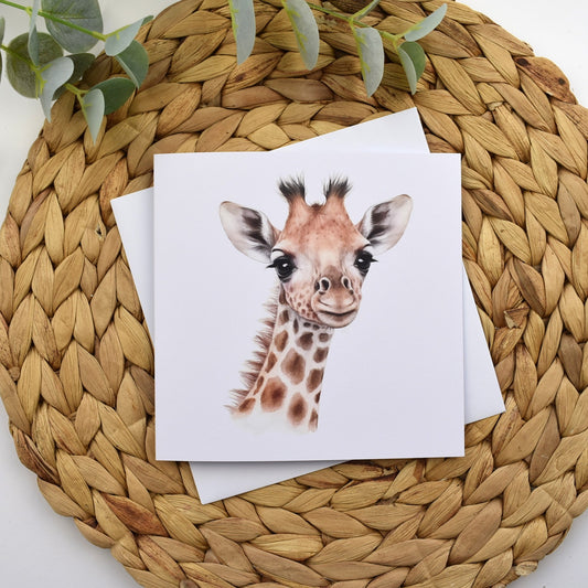 Giraffe Greeting Card