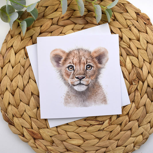 Lion Greeting Card