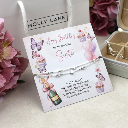 Sister Birthday Bracelet | Sister Gift