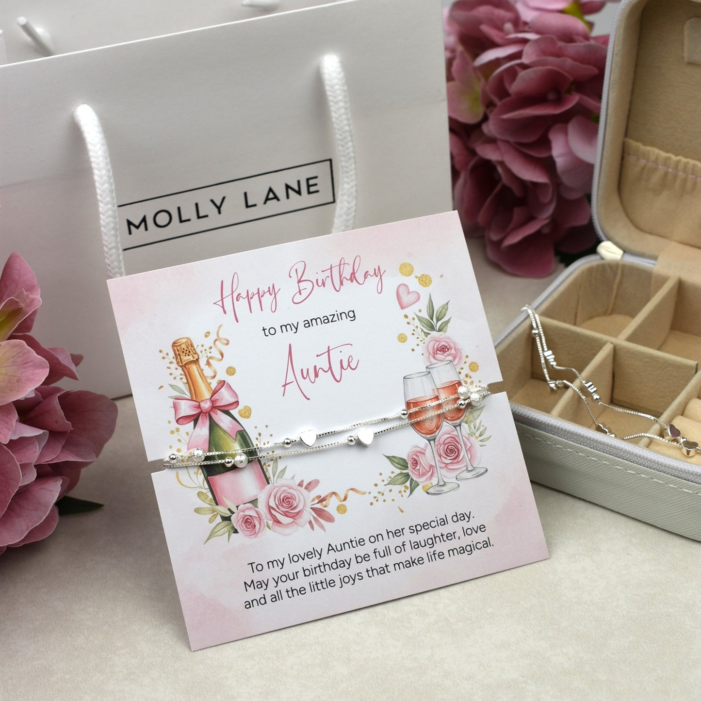 Auntie Bracelet Gift | Auntie Birthday Bracelet